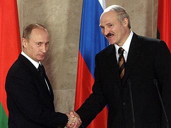 Владимир Путин и Александр Лукашенко. Фото AFP