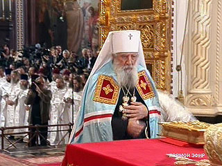 Митрополит Лавр поклонился иконе праздника Вознесения Господня, который отмечается в этот день